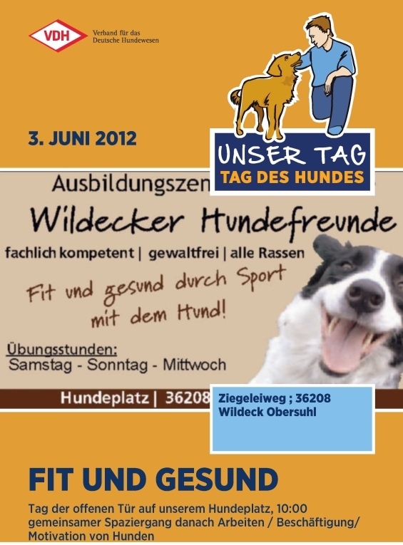 Poster Tag des Hundes 2012 800x600